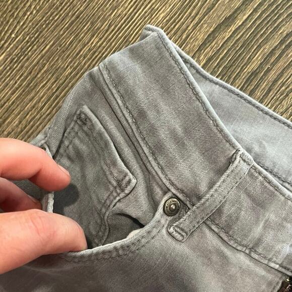 Ann Taylor LOFT Modern Skinny Jeans Denim Stretch Light Wash Gray Size 27/4 - Picture 7 of 13